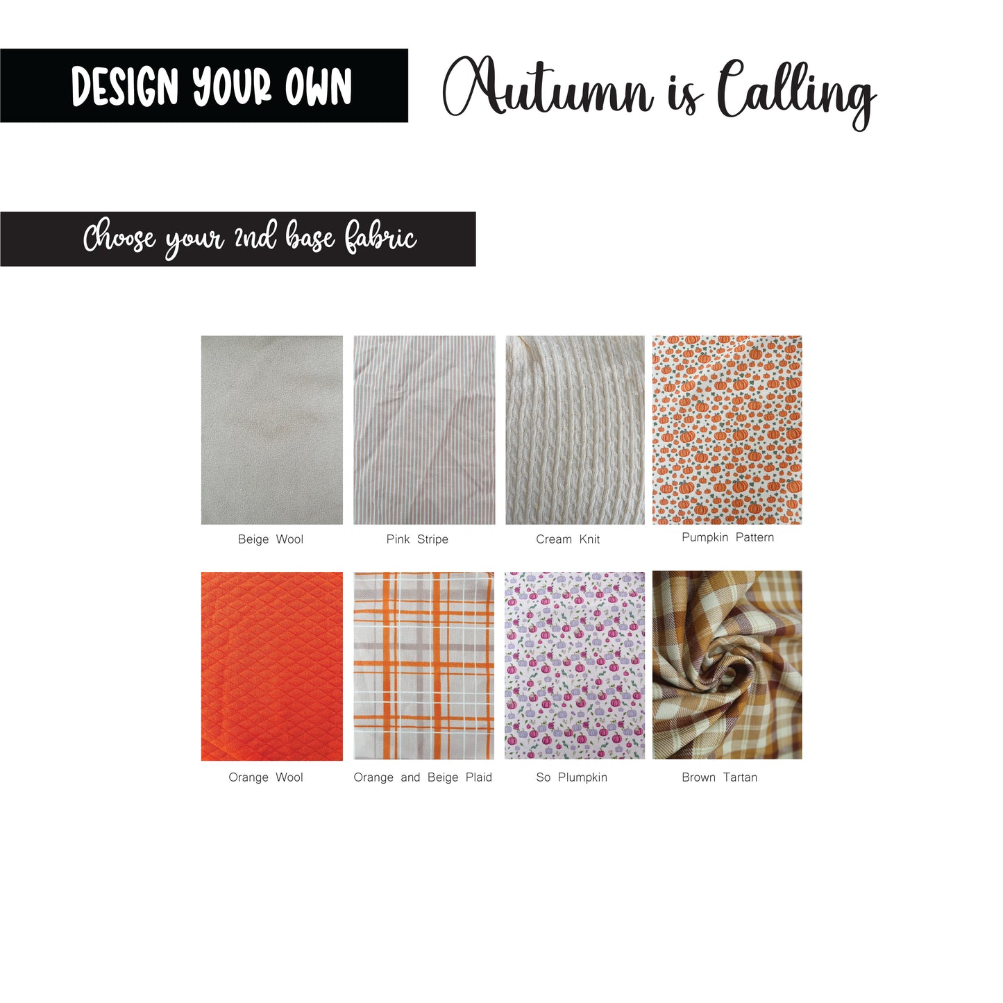 Design your own Autumn is Calling: Cutest Pumpkin 2 in 1 bandana