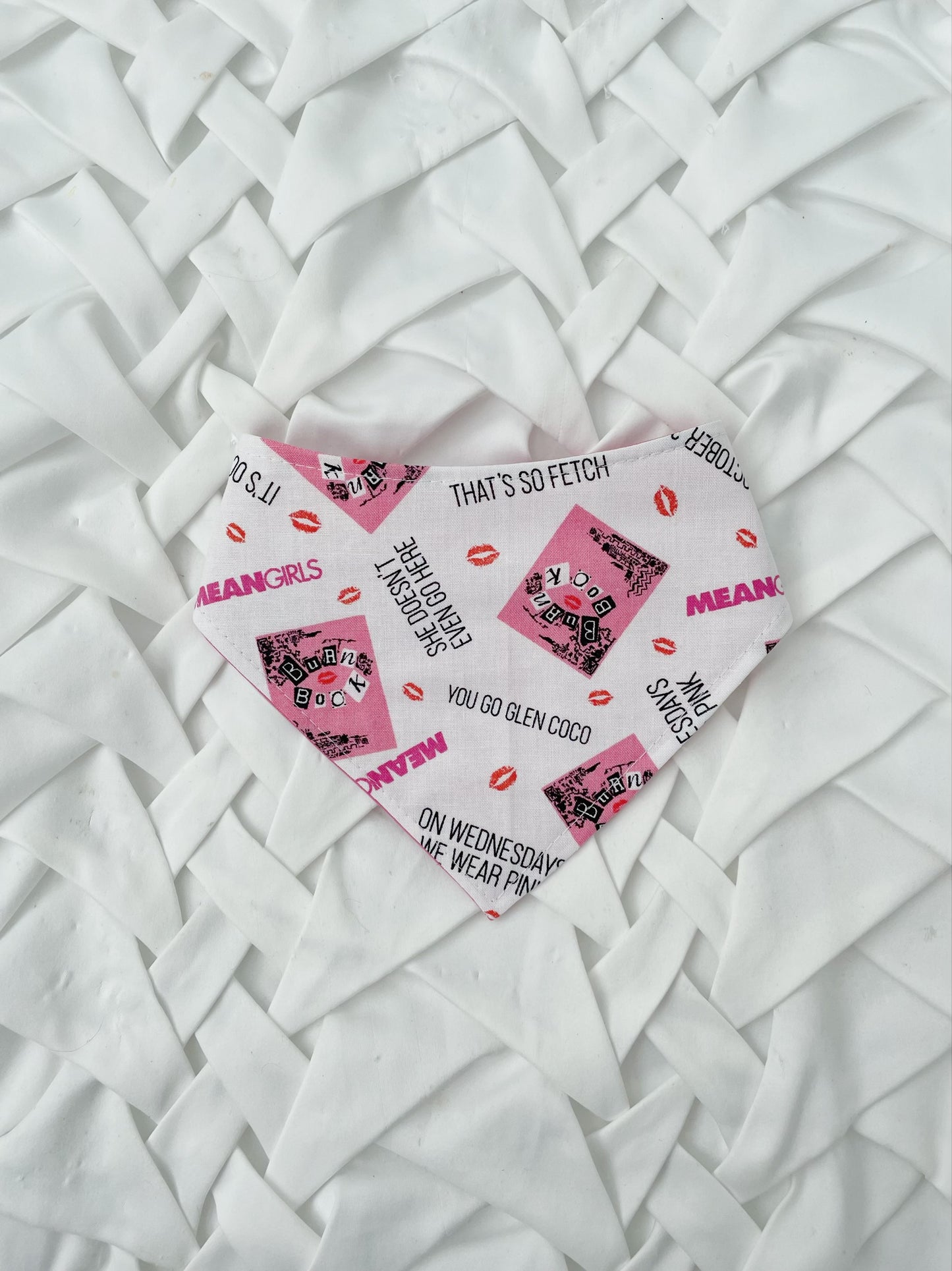 2 in 1 ‘Mean Girls’ Dog Bandana