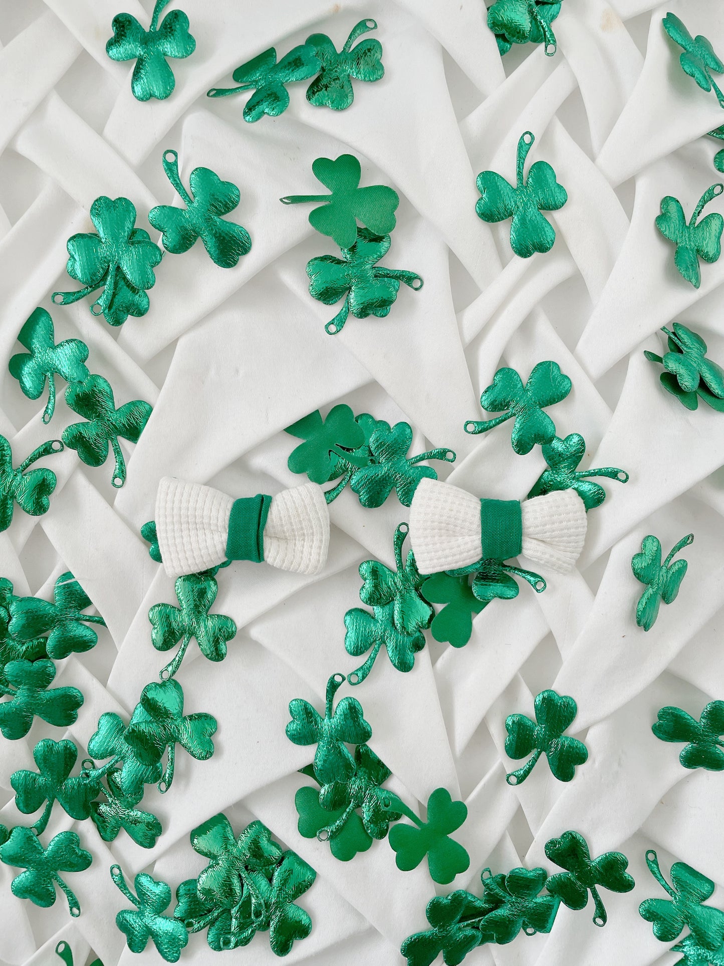 Lucky Hair Bow Clips