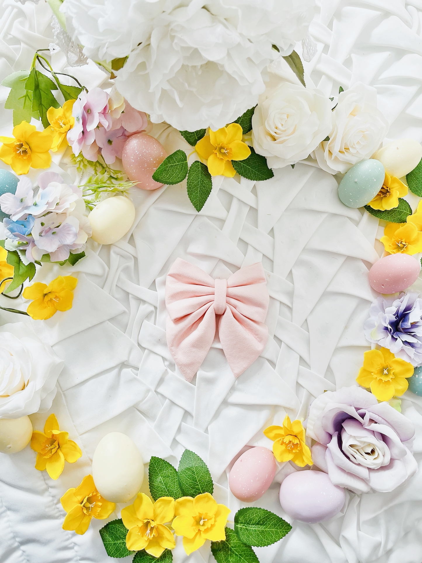 Hello Spring - Pink Bow