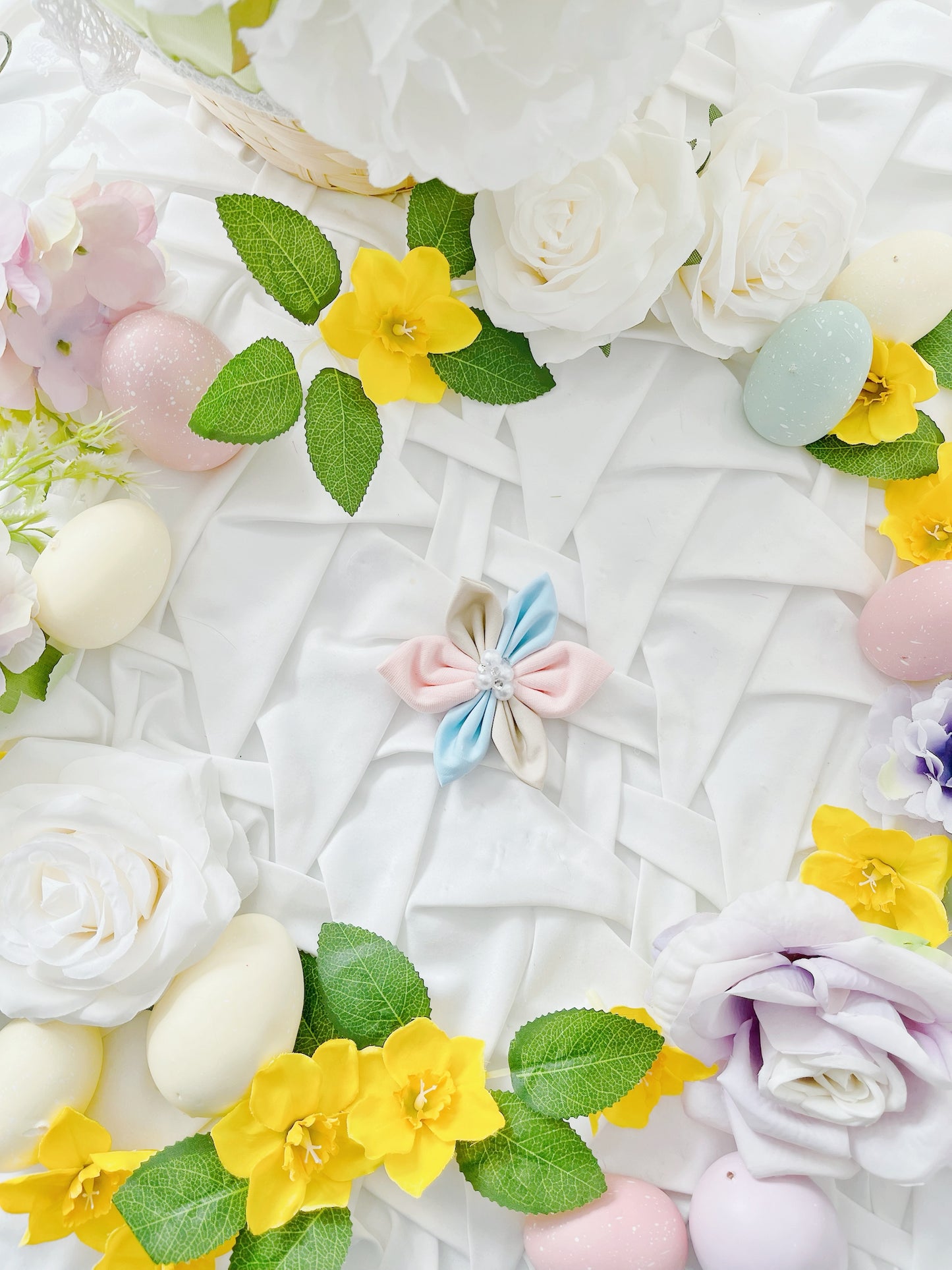 Hello Spring - Pastel Mix Flower Bow