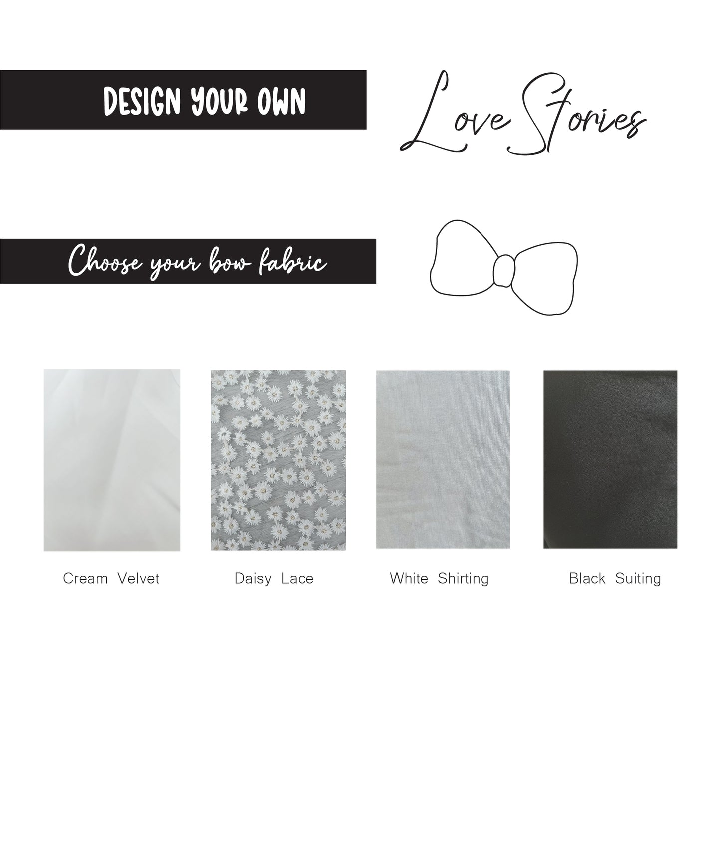 Design your own Love Stories: Shirt with Bow