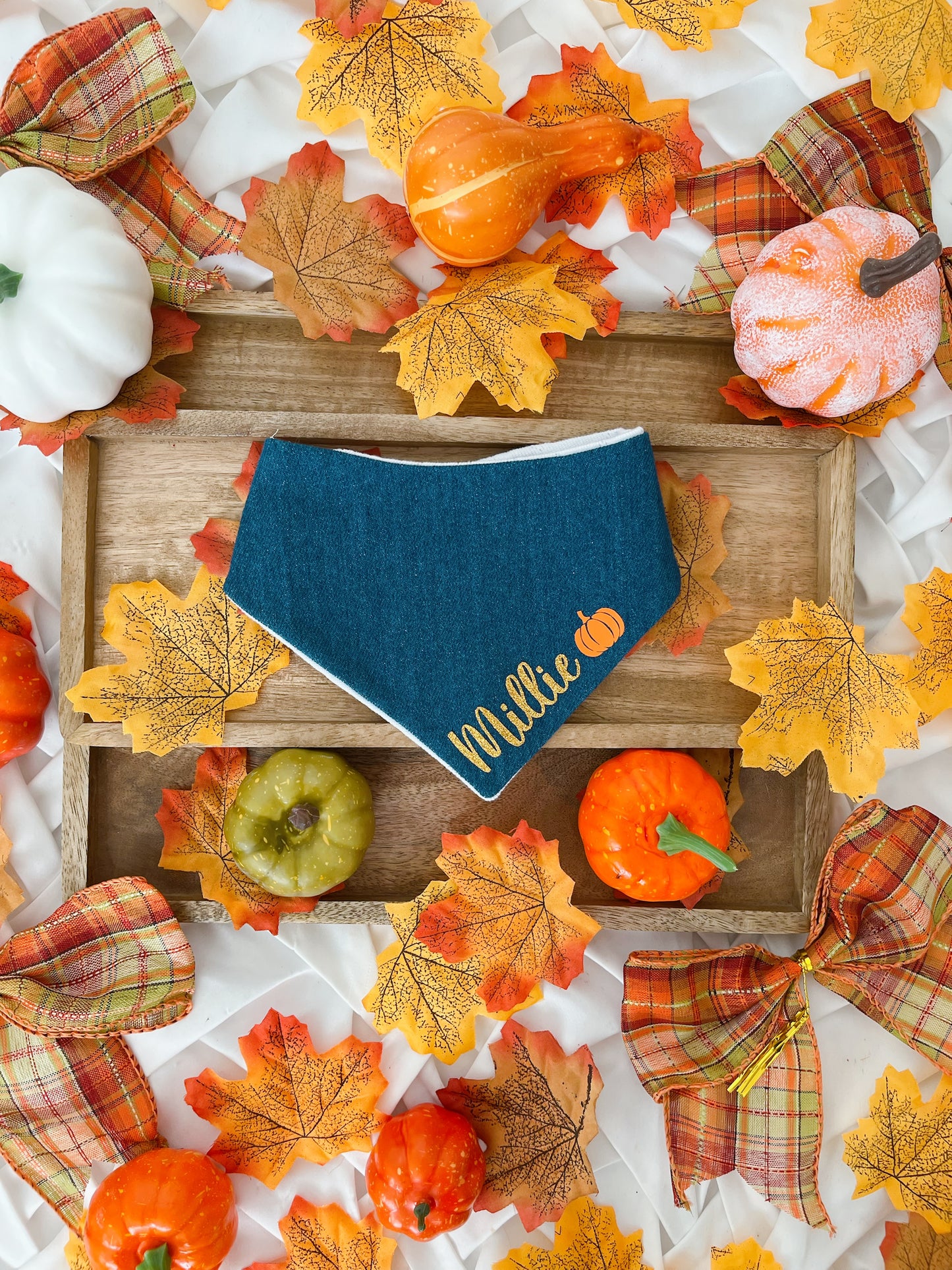 Autumn is Calling 2 in 1 Mamas Little Pumpkin Personalised Bandana