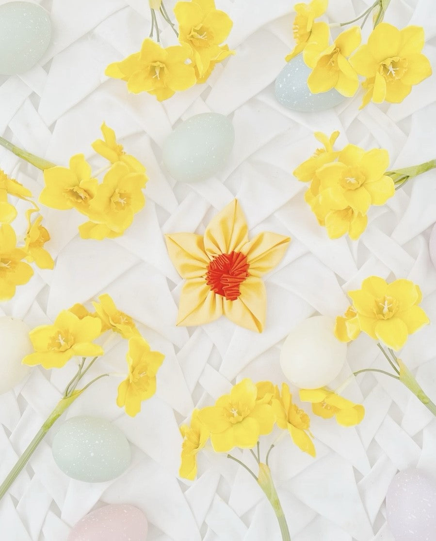 Daffodil Flower Bow
