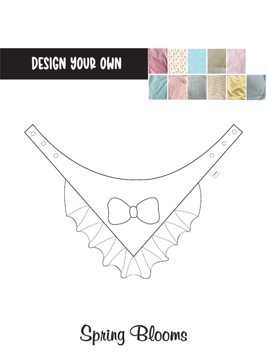 Design your own Spring Bloom: Bow and Ruffle Bandana