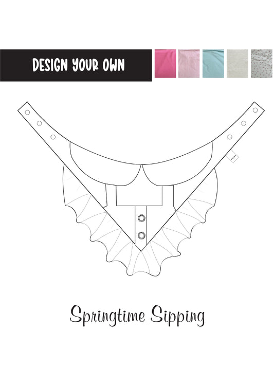 Design your own Springtime Sipping: Dungarees Bandana