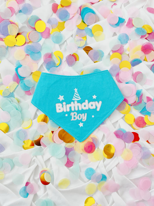 2 in 1 Birthday Boy x Gotcha Day Dog Bandana