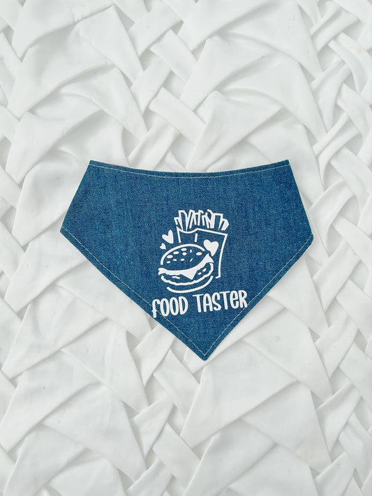 2 in 1 ‘Food Taster’ Dog Bandana