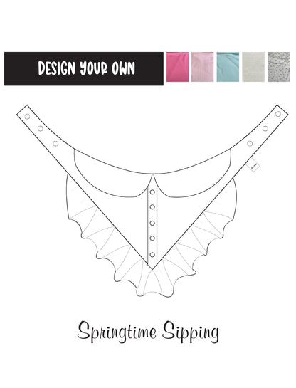 Design your own Springtime Sipping: Pearl Button Blouse Bandana