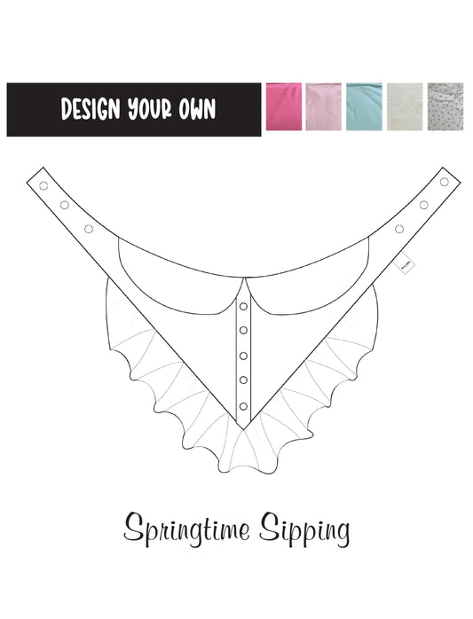 Design your own Springtime Sipping: Pearl Button Blouse Bandana