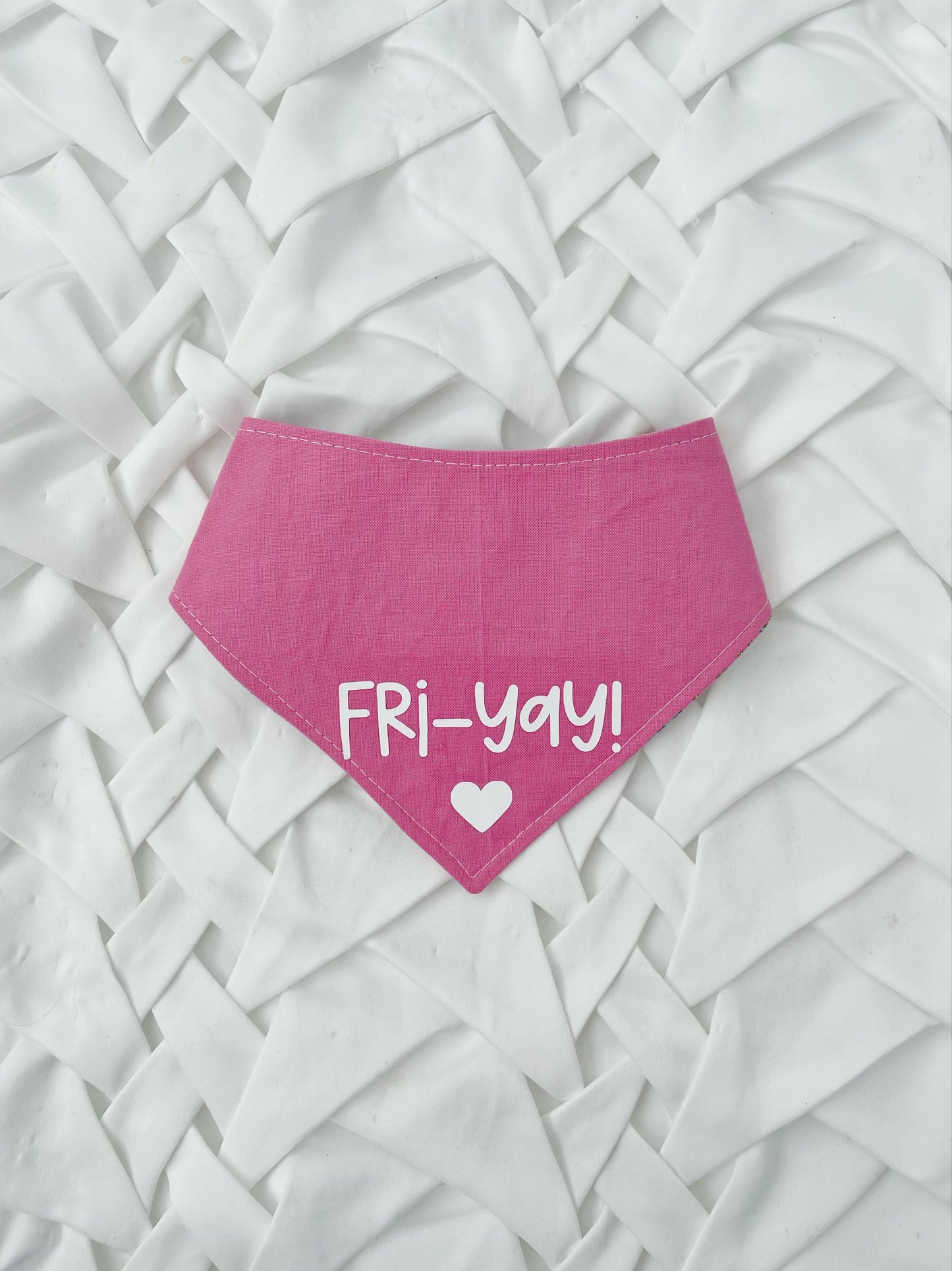 2 in 1 ‘Fri-yay’ Dog Bandana