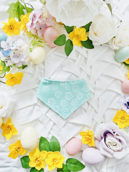 Hello Spring - Mint Flower 2 in 1 Bandana