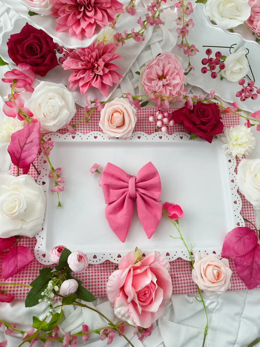 Springtime Sipping - Pink Bow