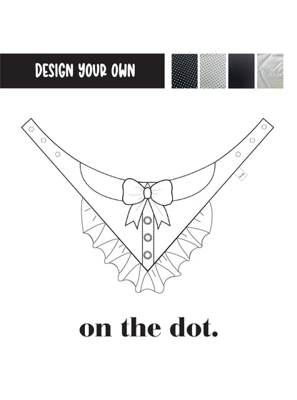 Design your own on the dot. - Blouse with Ruffle Bandana