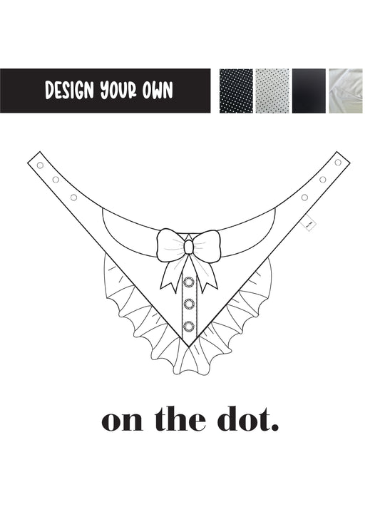 Design your own on the dot. - Blouse with Ruffle Bandana