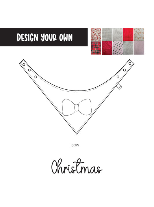 Design your own Christmas: Bow on Bandana