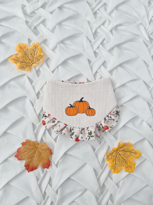Pumpkin 2 in 1  Frill Bandana