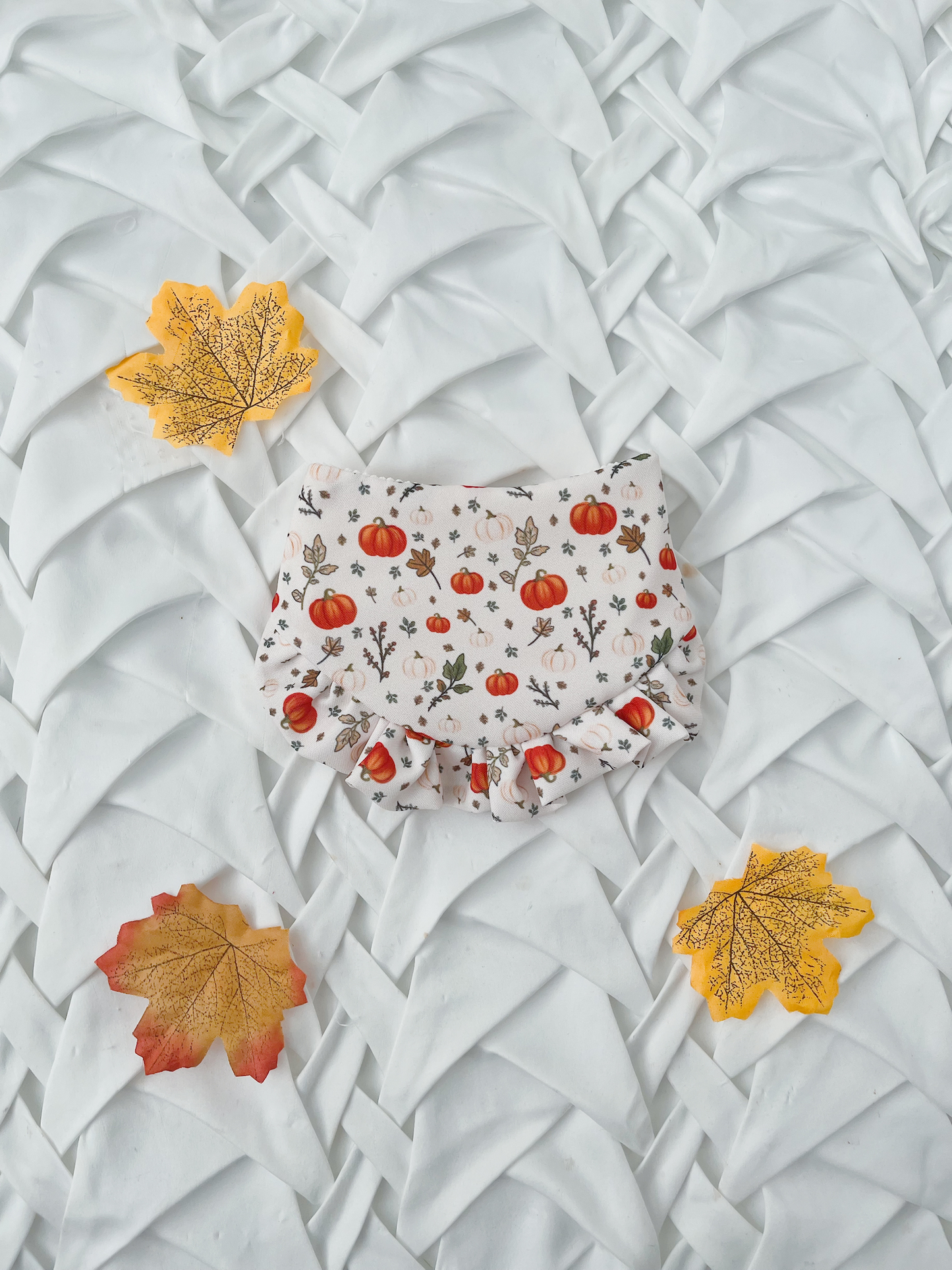 Pumpkin 2 in 1  Frill Bandana
