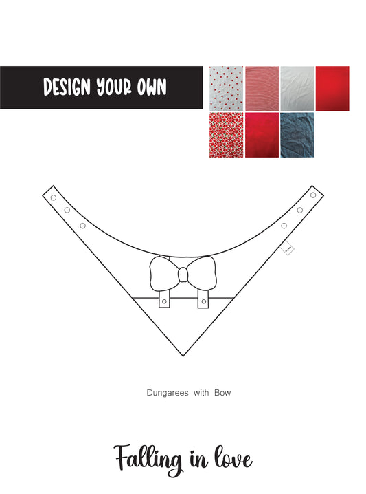 Design your own Falling in Love: Dungarees with Bow Bandana