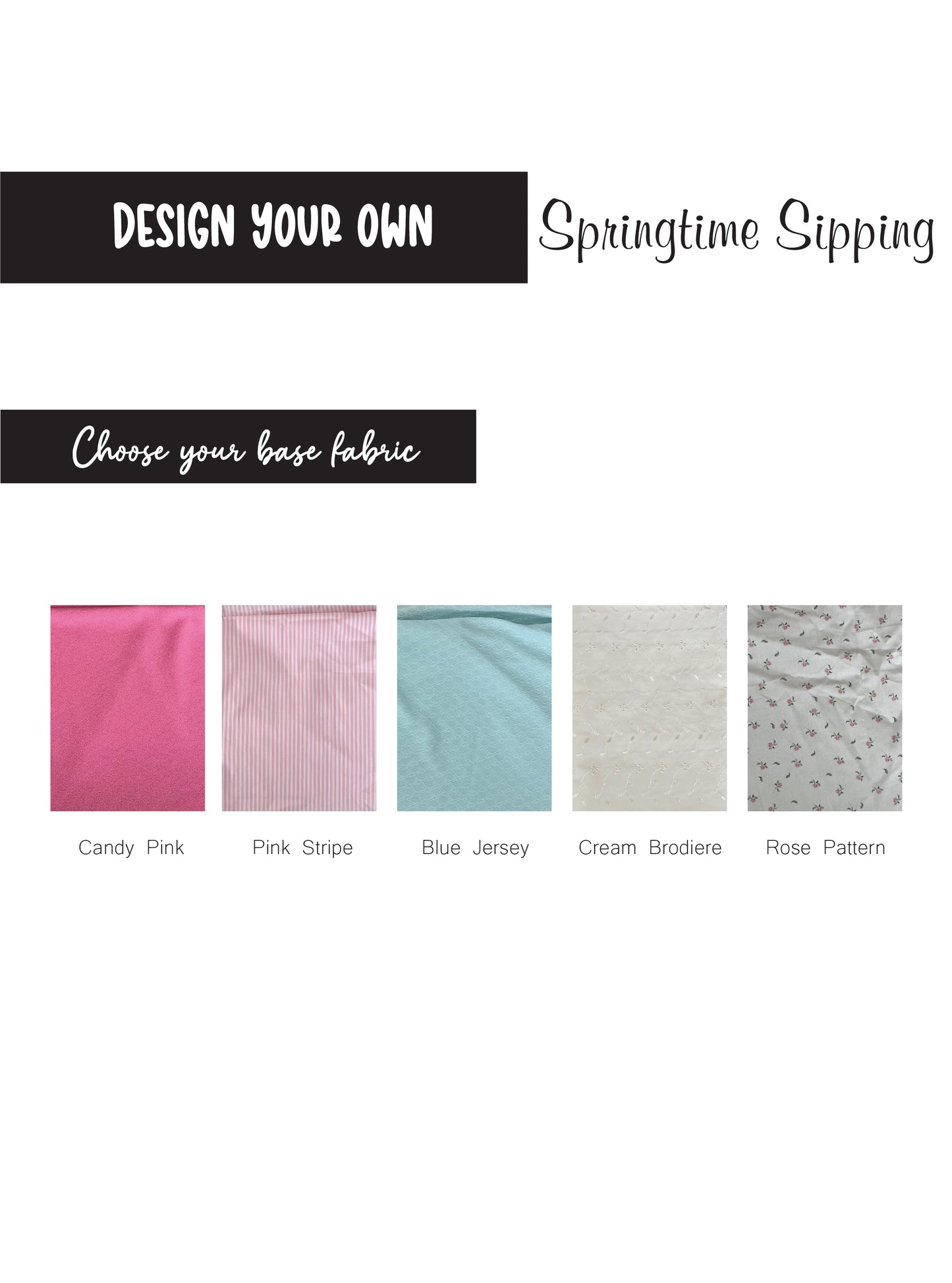 Design your own Springtime Sipping: Shirt with Collar, Bow and Braces Bandana
