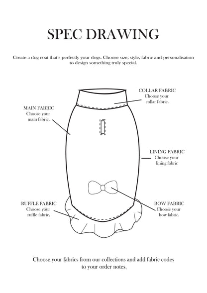 Design Your Own - The Frill & Bow Coat