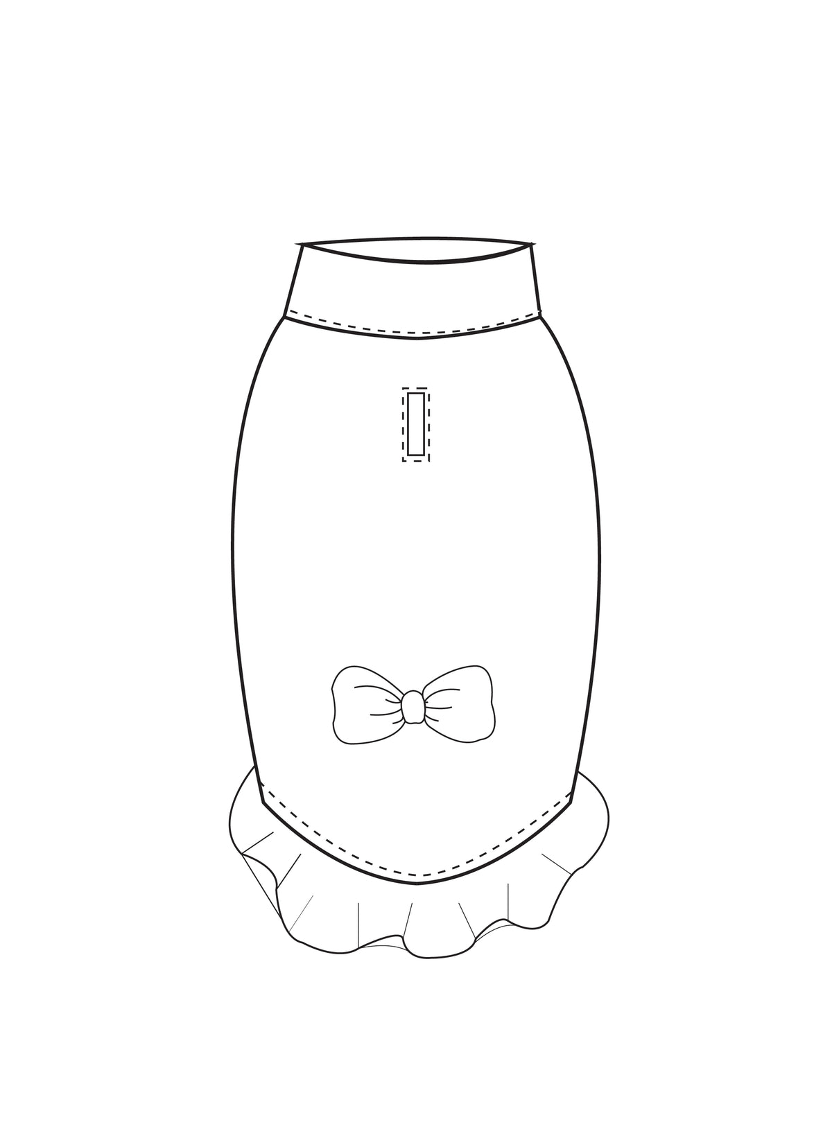 Design Your Own - The Frill & Bow Coat
